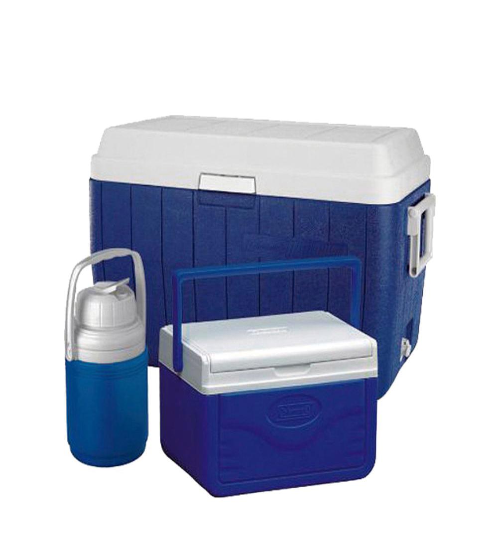 COMBO CONSERVADORA X3 PIEZAS 54Qt Coleman Azul